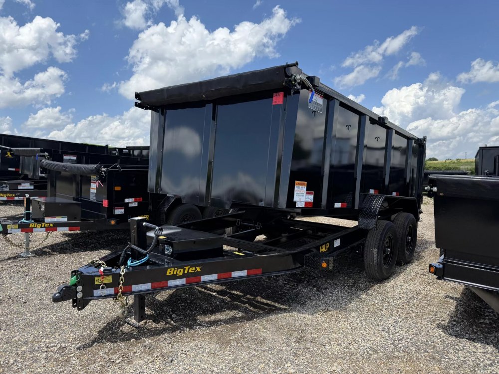 7'x14' Big Tex Trailers Dump 4'