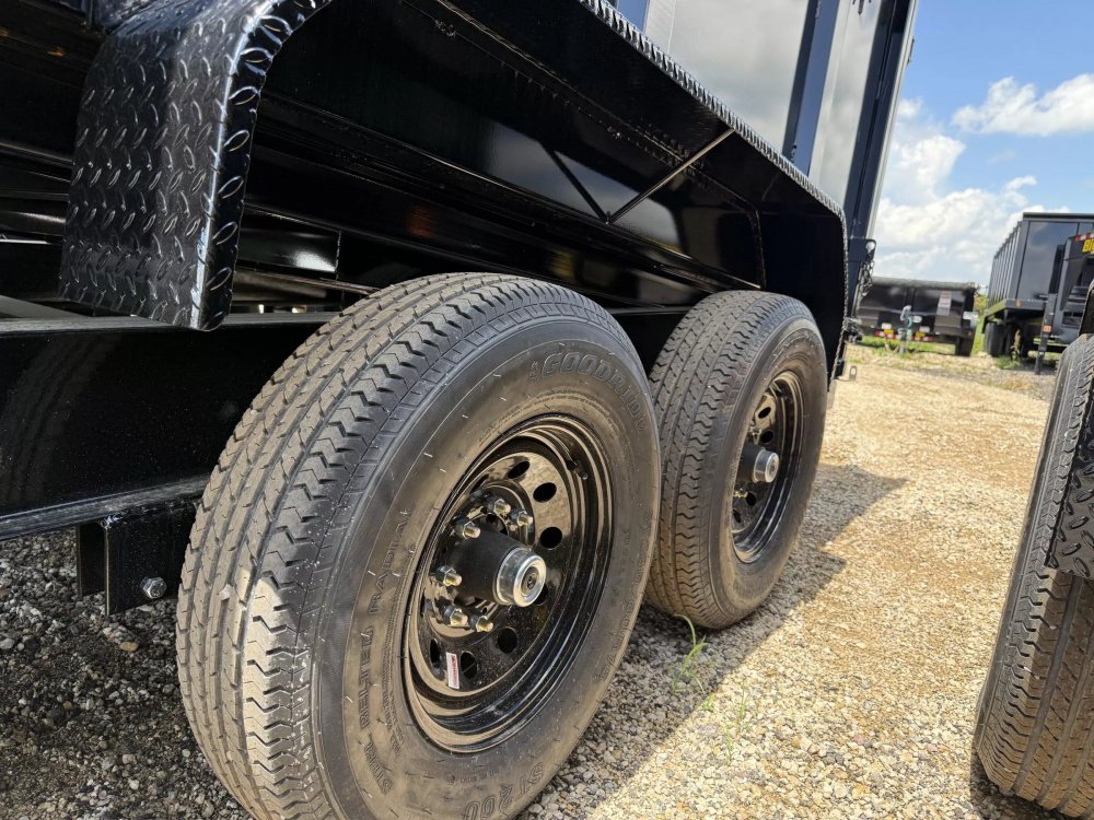 7'x14' Big Tex Trailers Dump 4'