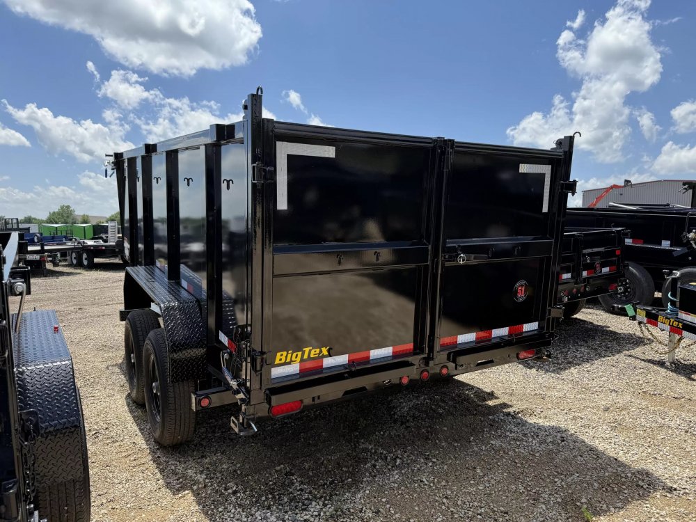 7'x14' Big Tex Trailers Dump 4'