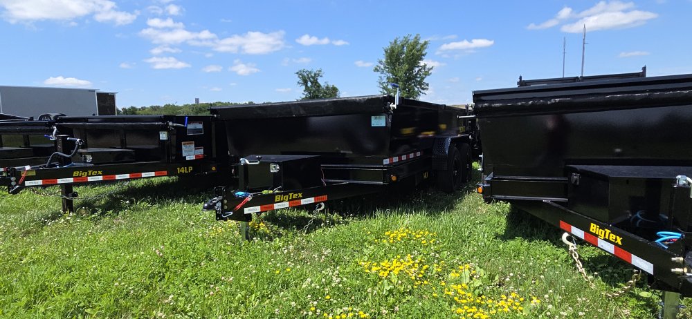 7'x14' Big Tex Trailers Dump 2'