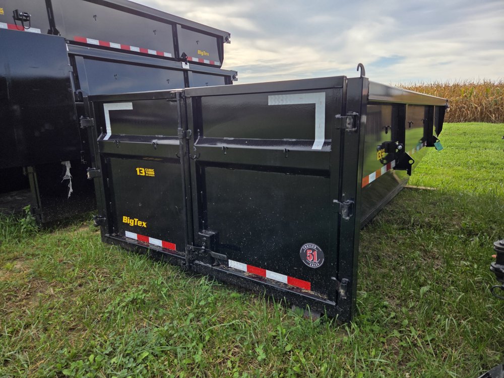 7'x14' Big Tex Trailers Dump-Bin 13BN 4'