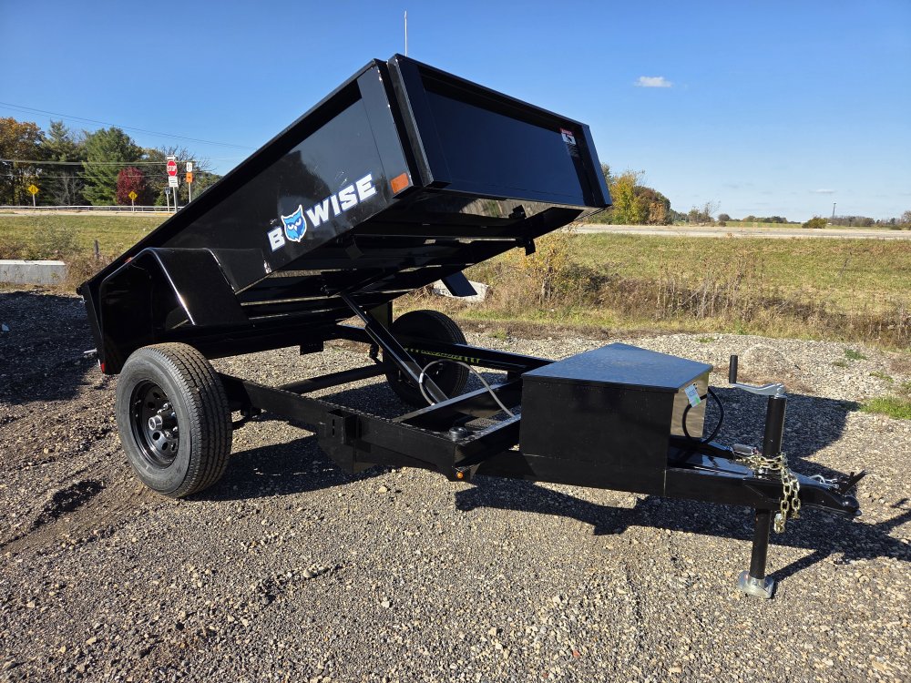 5'x8' BWISE TRAILERS Dump DTR508LP-5-D 15"