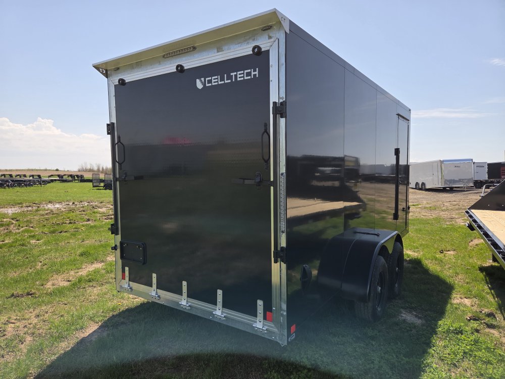 7'x16' CellTech Enclosed Cargo 7x16TA3 84"
