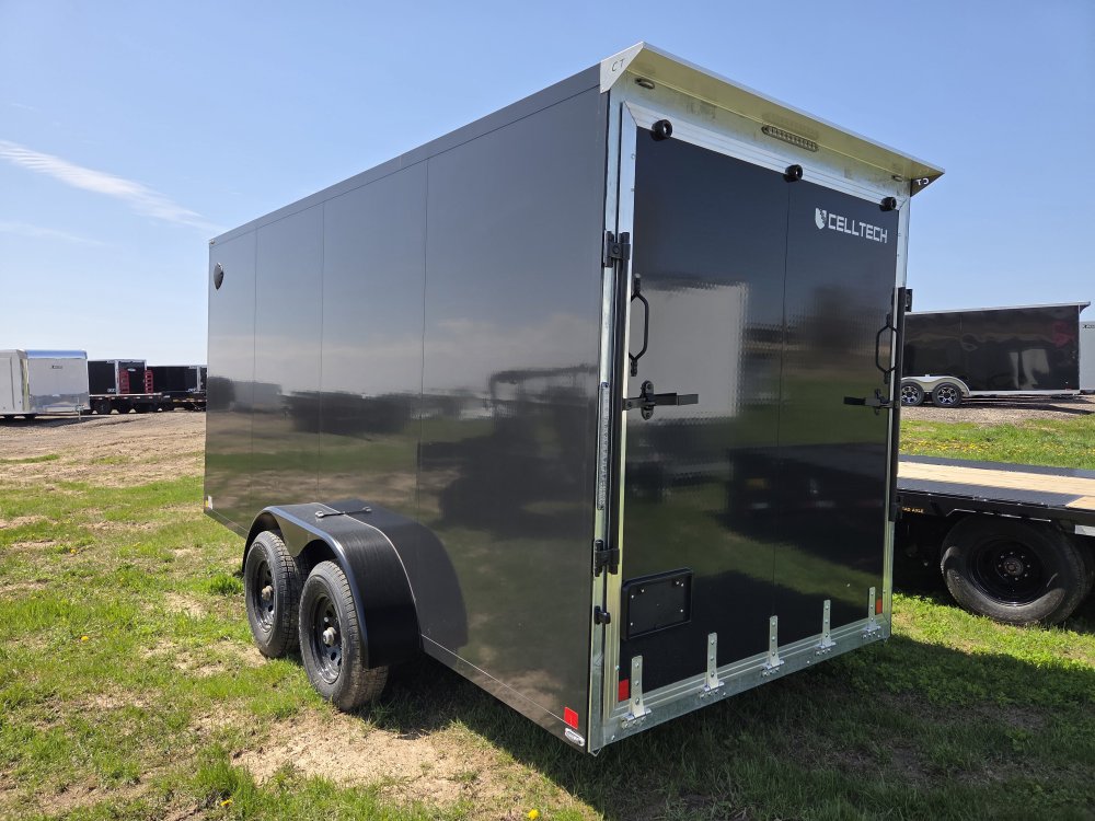 7'x16' CellTech Enclosed Cargo 7x16TA3 84"