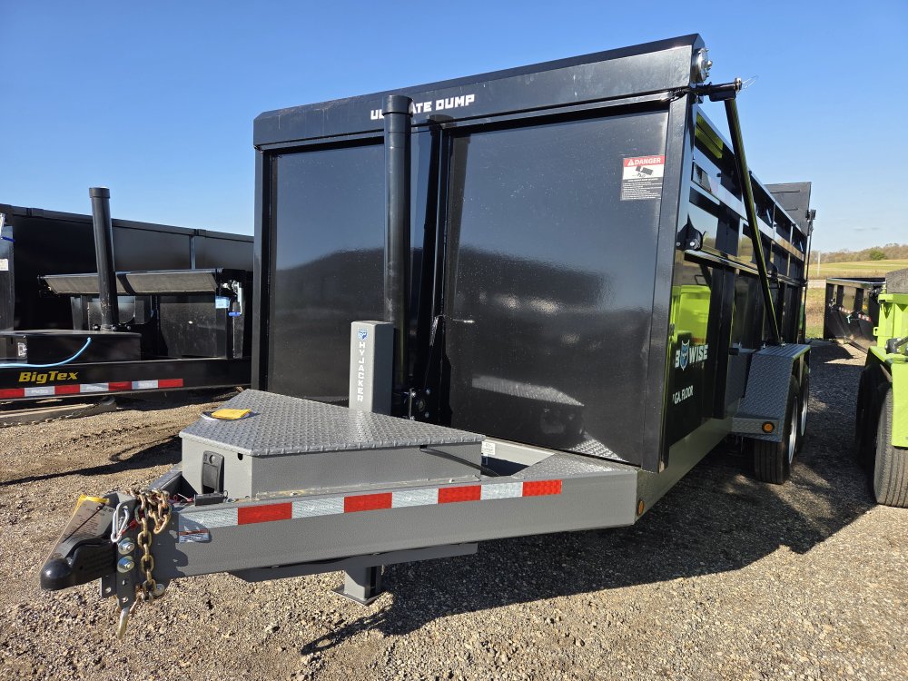 7'x16' BWISE TRAILERS Dump DUT16-17 4'