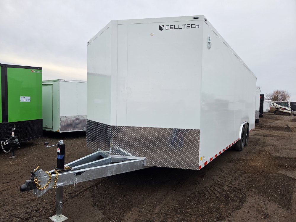 8.5'x24' CellTech Enclosed Cargo 85X24TA5 86"