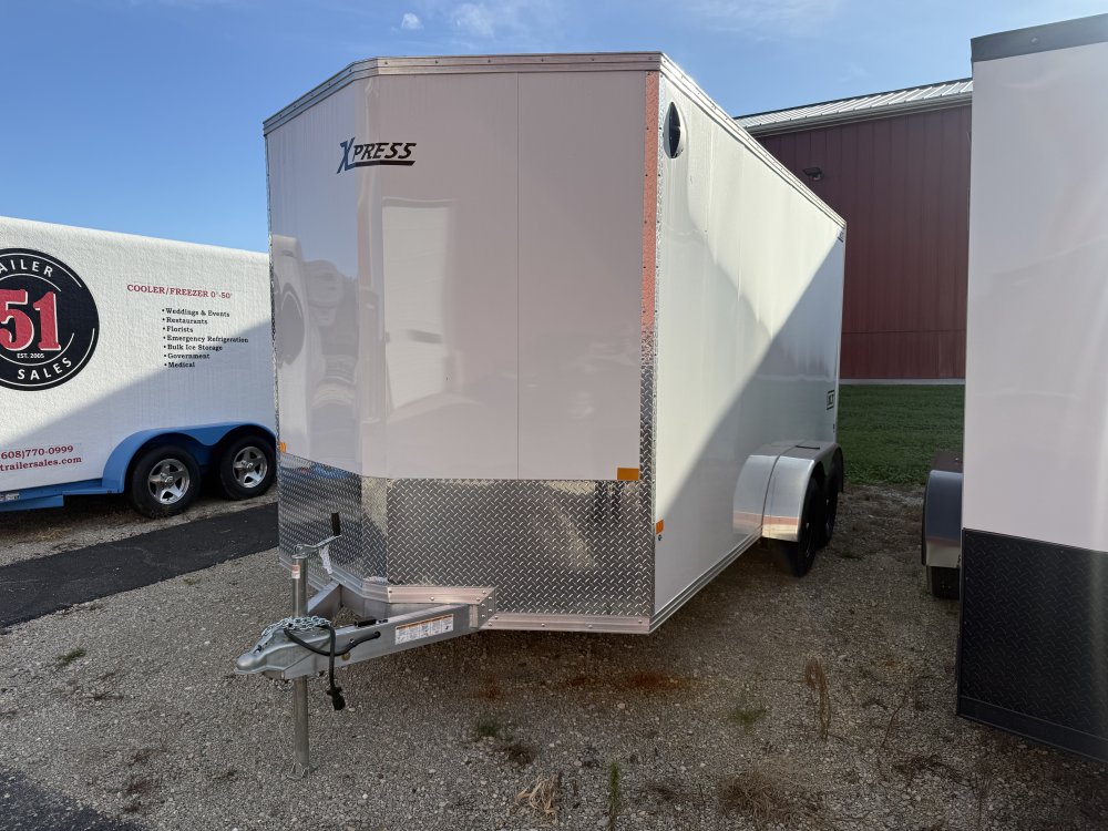 7'x16' Alcom Enclosed Cargo XPRESS 7x16-XLT 85"