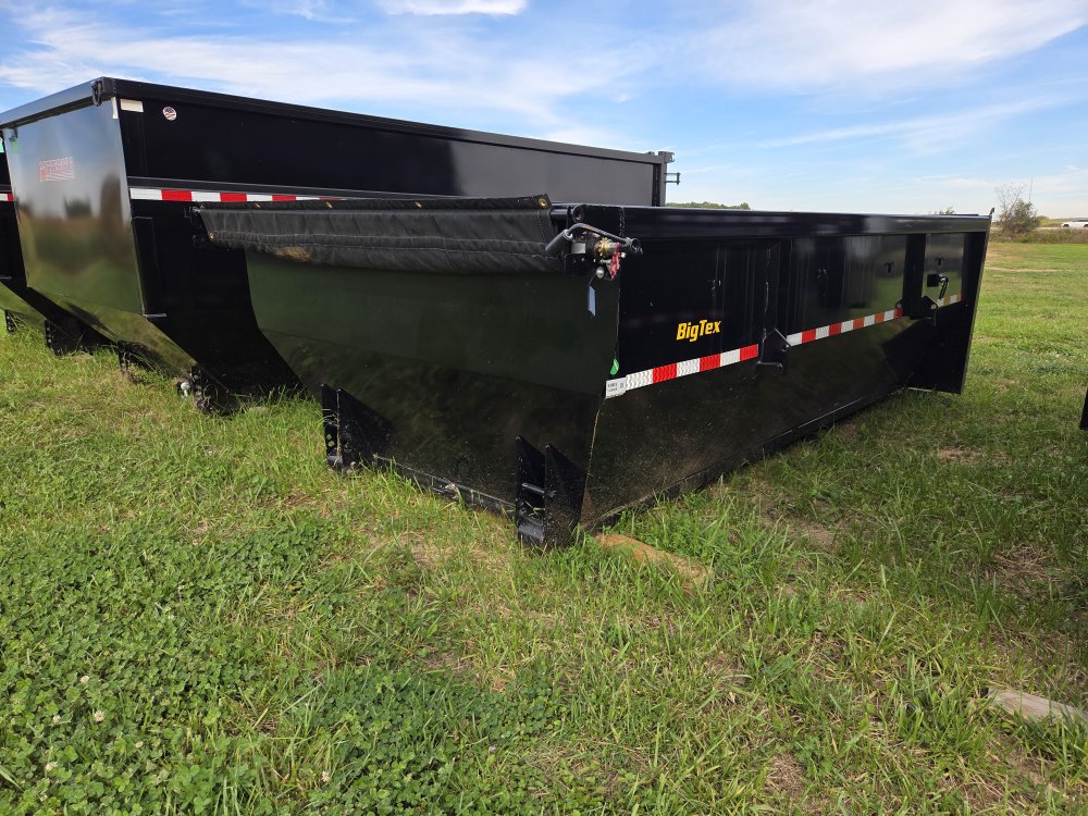 7'x14' Big Tex Trailers Dump-Bin 13BN 4'