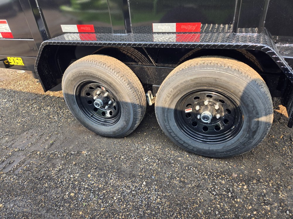 6'x12' Big Tex Trailers Dump 90SR 20"