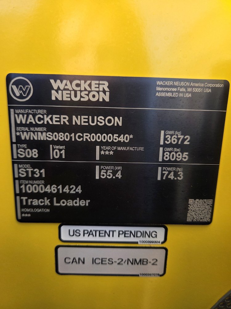 Wacker Neuson ST31 Contractor Equipment