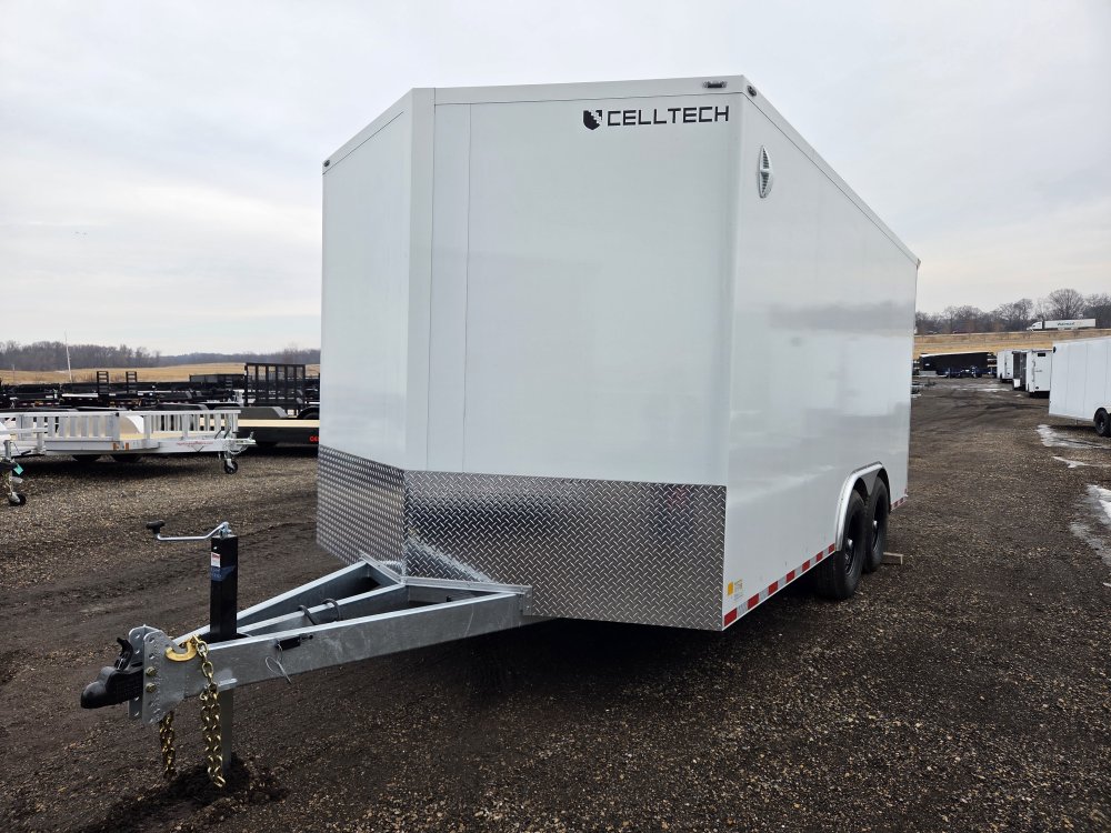 8.5'x16' CellTech Enclosed Cargo 85X16TA5 86"