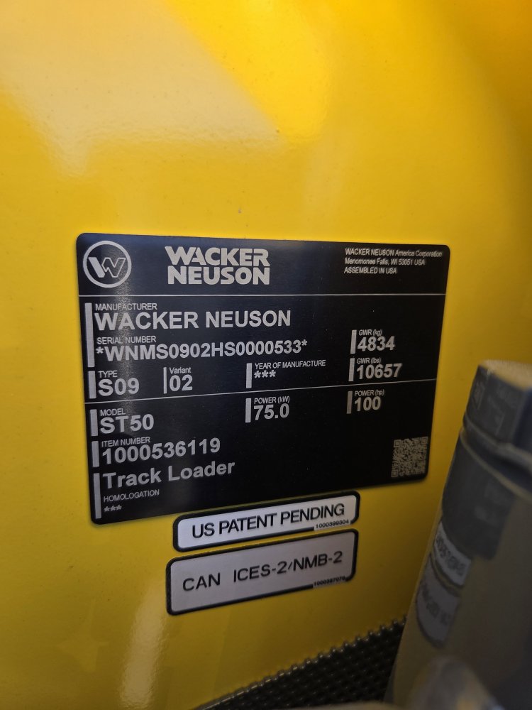 Wacker Neuson ST50 Contractor Equipment