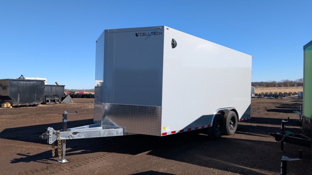 8.5'x16' CellTech Enclosed Cargo 85X16TA5 86"