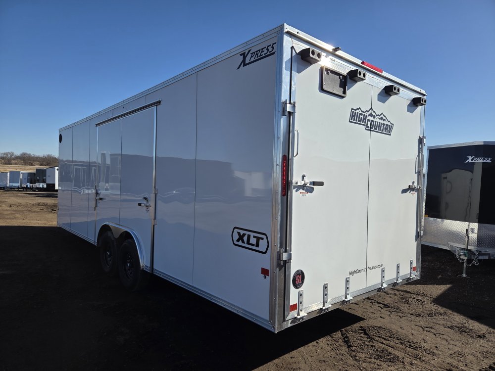 8.5'x24' Alcom Enclosed Cargo XPRESS8.5X24CH-XLT-P 82"