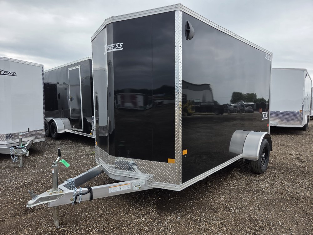 6'x12' Alcom Enclosed Cargo XPRESS6X12SA-XLT-P 79"