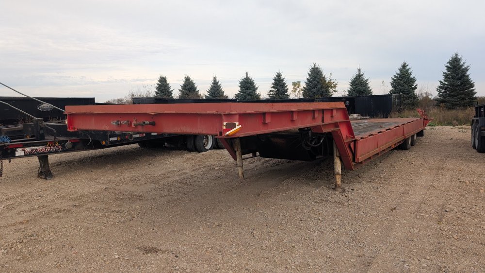 Schwartz 7' 9"x48' 6" Used Deckover/Gooseneck/Semi Trailer