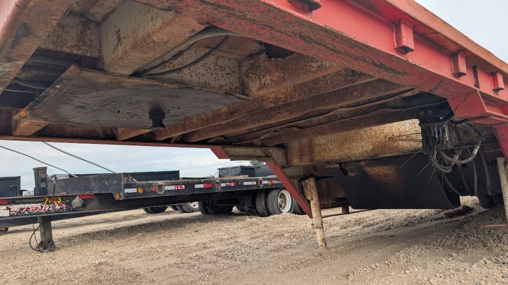 Schwartz 7' 9"x48' 6" Used Deckover/Gooseneck/Semi Trailer