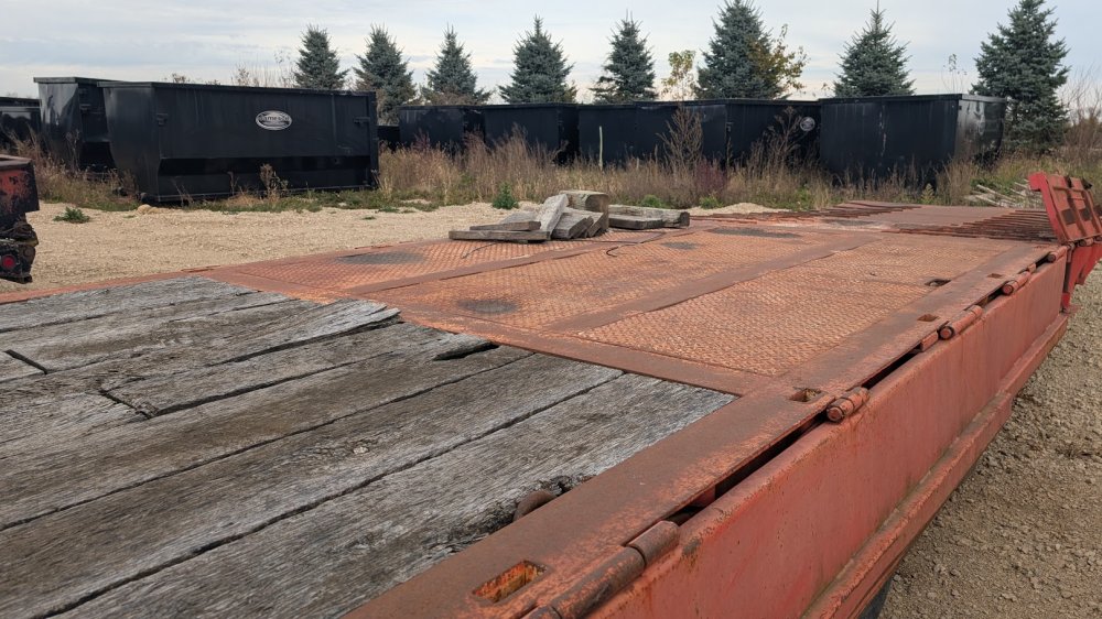 Schwartz 7' 9"x48' 6" Used Deckover/Gooseneck/Semi Trailer