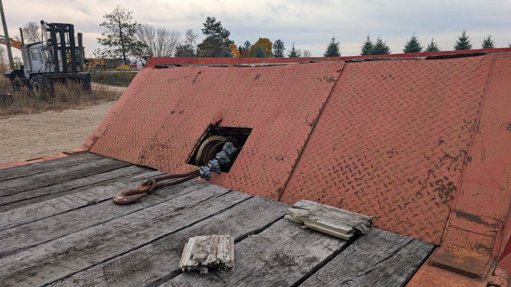 Schwartz 7' 9"x48' 6" Used Deckover/Gooseneck/Semi Trailer