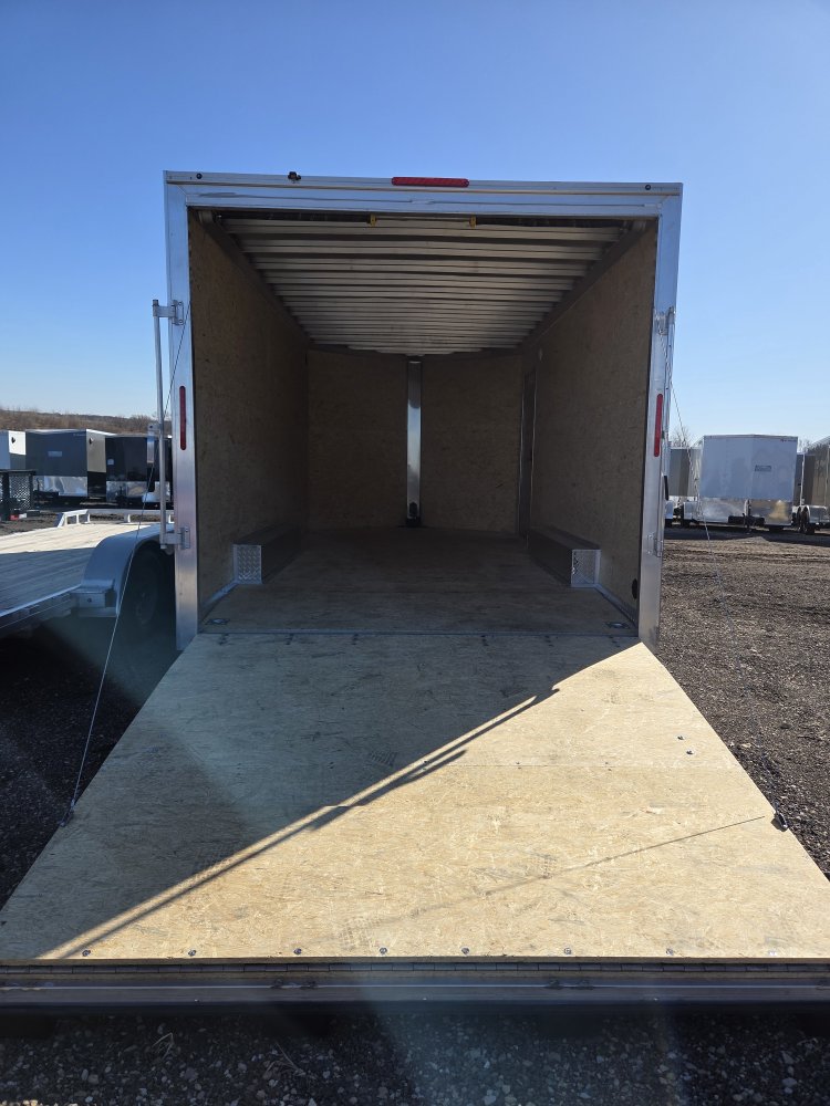 8.5'x16' Alcom Enclosed Cargo EZEC8.5X16CH-XLT-P 10K 85"