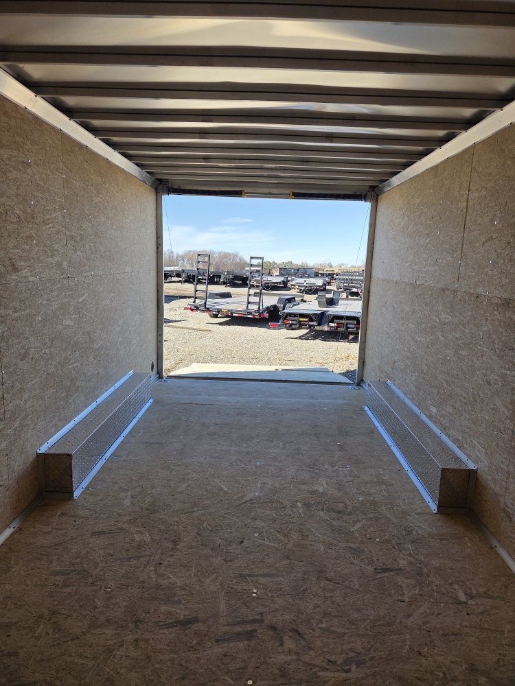 8.5'x16' Alcom Enclosed Cargo EZEC8.5X16CH-XLT-P 10K 85"