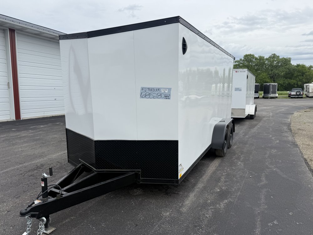 7'x16' RC Trailers Enclosed Cargo D716TA3 78"