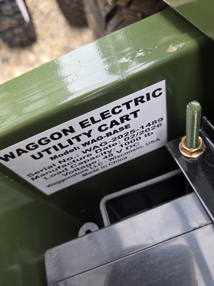 WAGGON Signature Edition 1000W Electric Utility Cart
