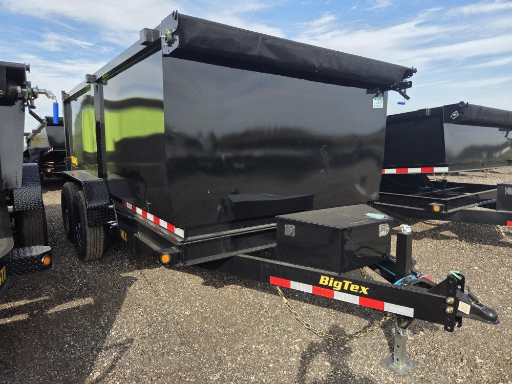 7'x14' Big Tex Trailers Dump 14LX-14C4A 4'