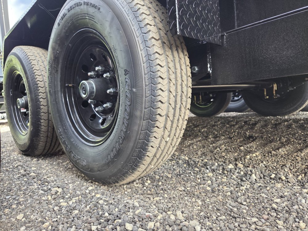 7'x14' Big Tex Trailers Dump 14LX-14C4A 4'