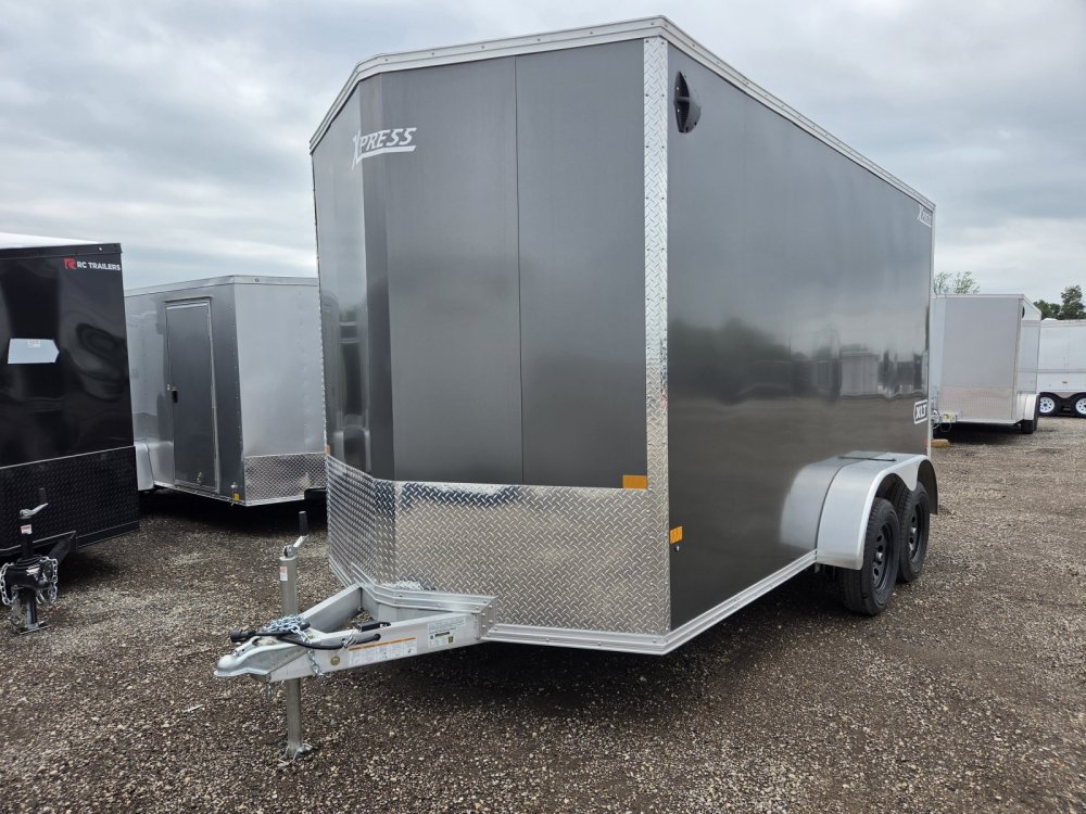 7'x14' Alcom Enclosed Cargo XPRESS7X14XLT-P 85"