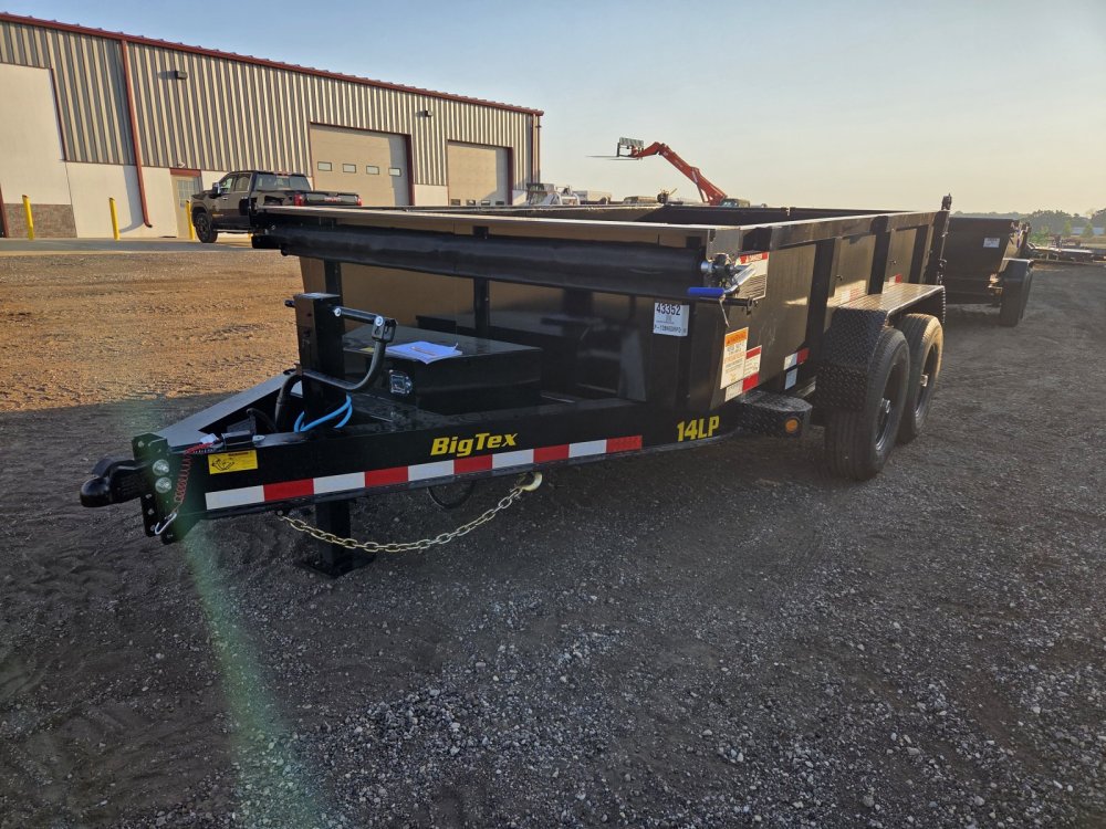 7'x12' Big Tex Trailers Dump 14LP-12 24"