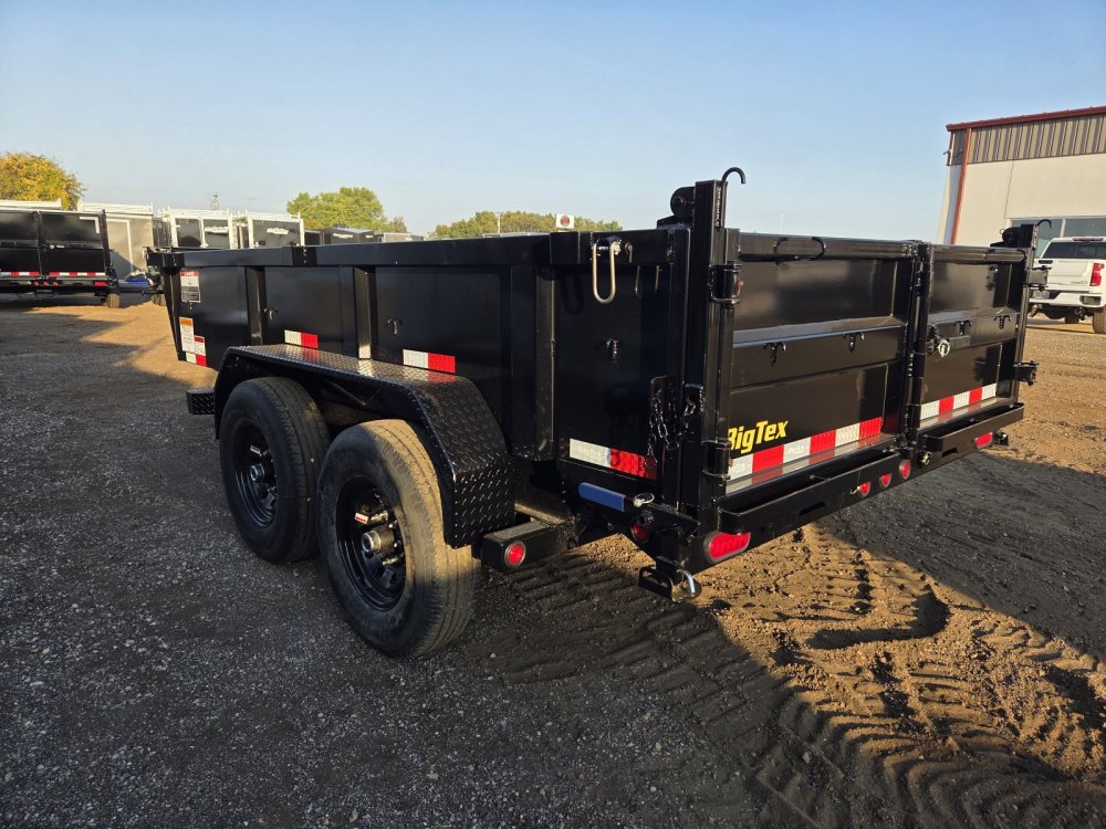 7'x12' Big Tex Trailers Dump 14LP-12 24"