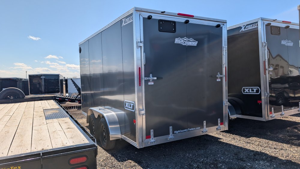7'x14' Alcom Enclosed Cargo XPRESS7X14XLT-P 6' 4"