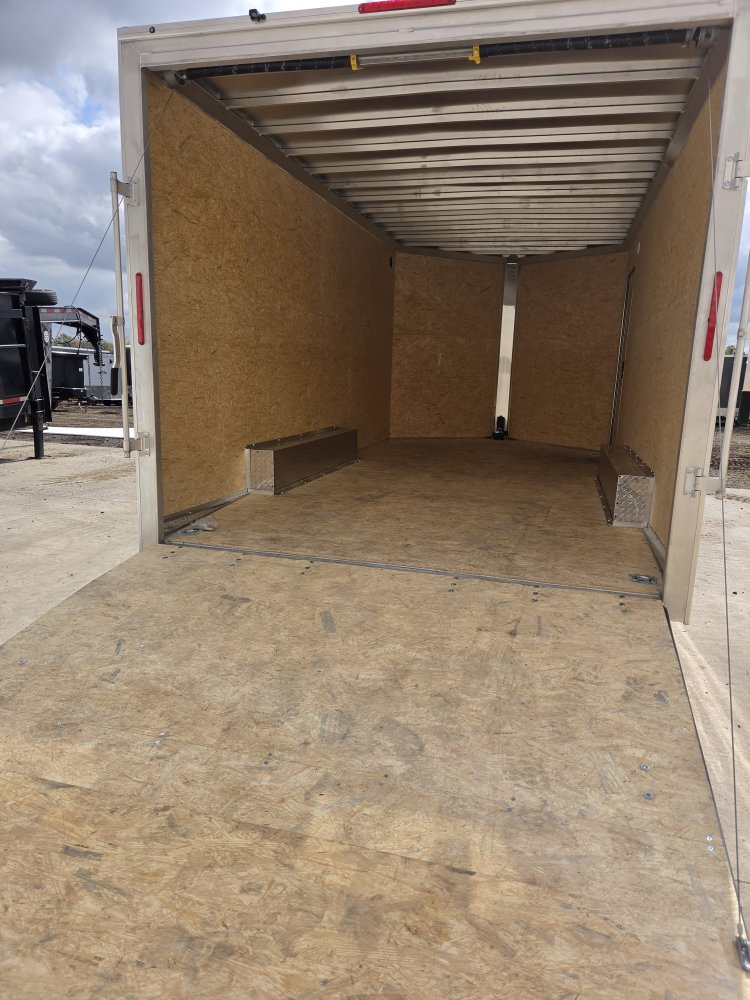 8.5'x16' Alcom Enclosed Cargo XPRESS8.5X16CH XLT-P LMFL25 85"
