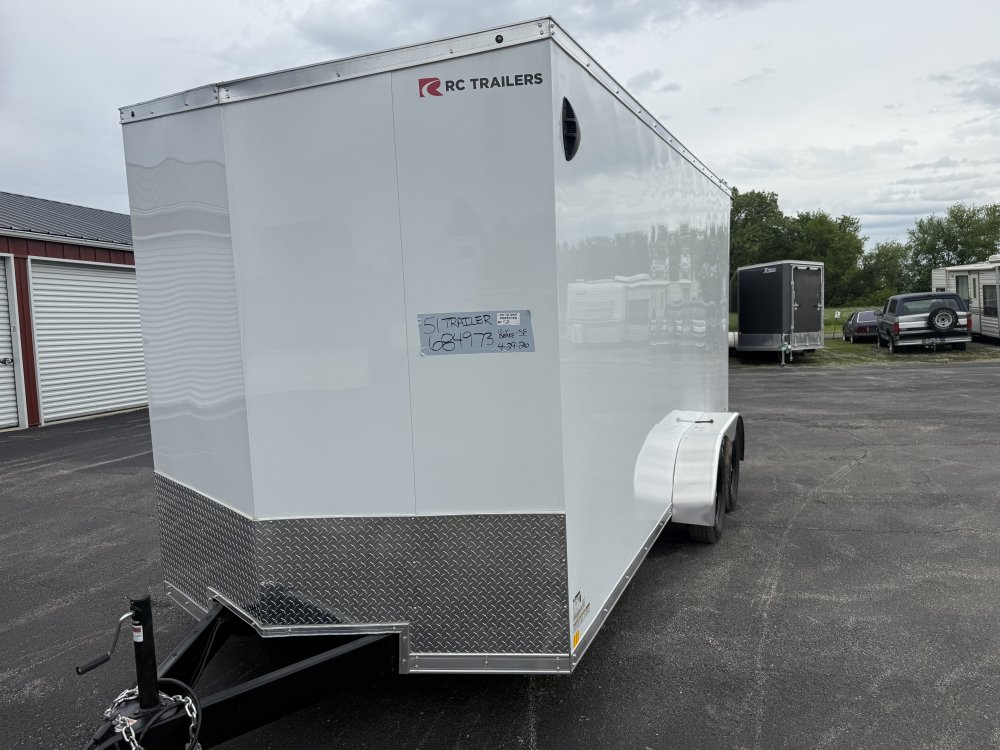 7'x16' RC Trailers Enclosed Cargo D716TA2 84"