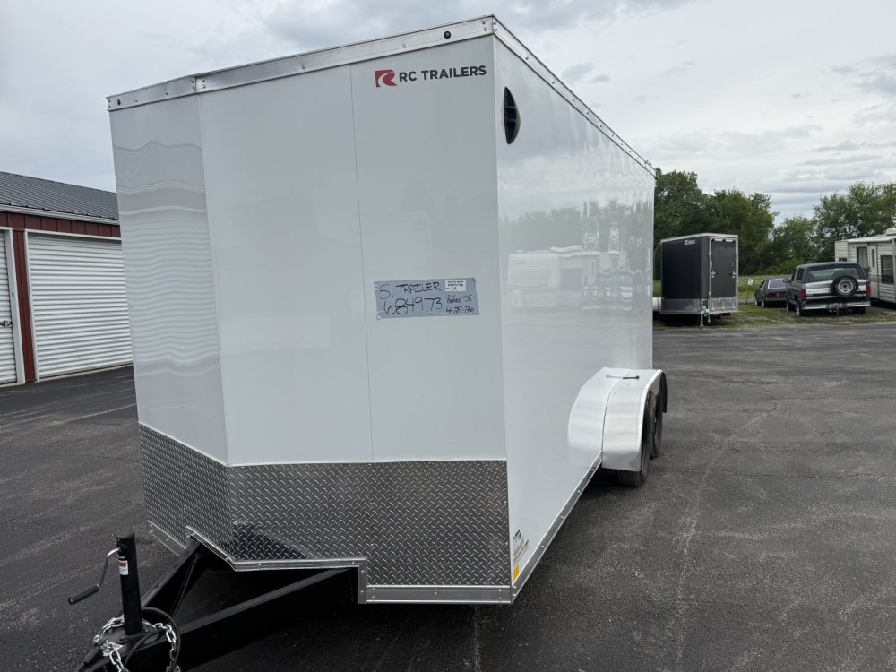 7'x16' RC Trailers Enclosed Cargo D716TA2 84"