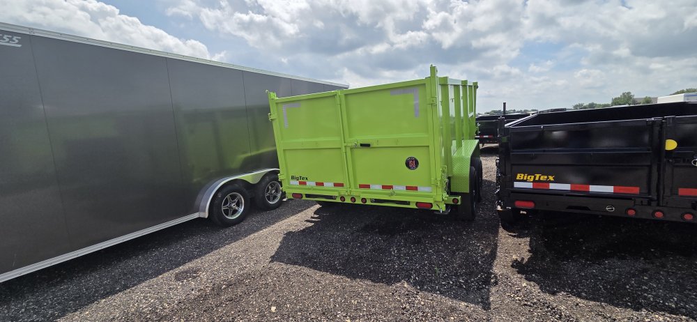 7'x14' Big Tex Trailers Dump 4'