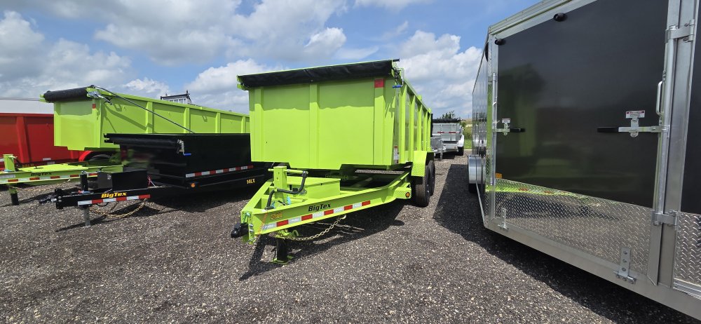 7'x14' Big Tex Trailers Dump 4'