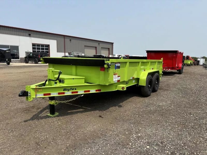 7'x16' Big Tex Trailers Dump 2'