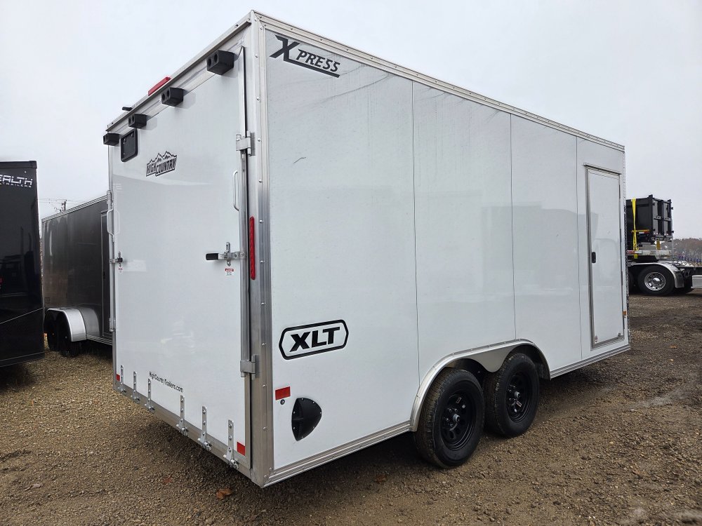 8.5'x16' Alcom Enclosed Cargo  85"
