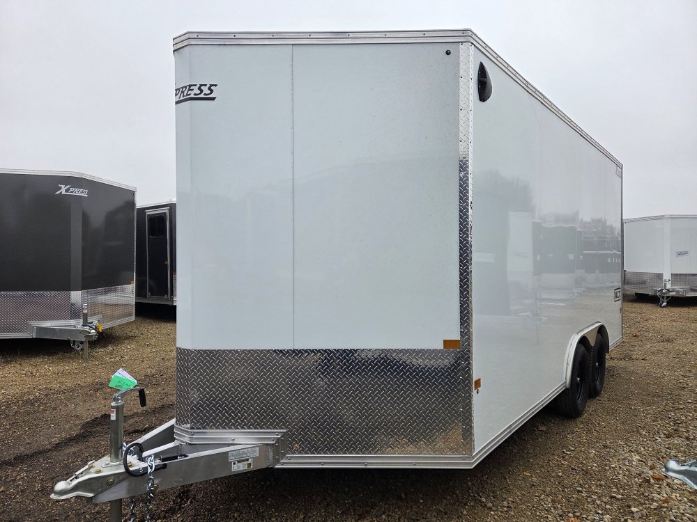 8.5'x16' Alcom Enclosed Cargo  85"