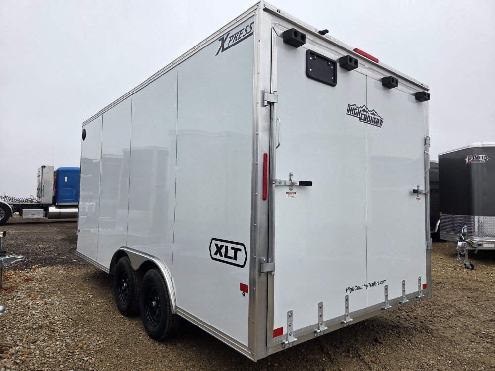 8.5'x16' Alcom Enclosed Cargo  85"