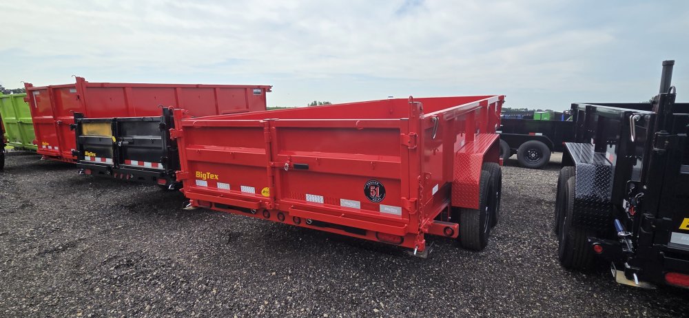 7'x16' Big Tex Trailers Dump 2'