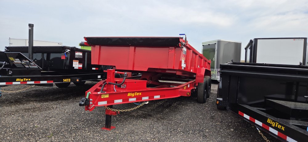 7'x16' Big Tex Trailers Dump 2'