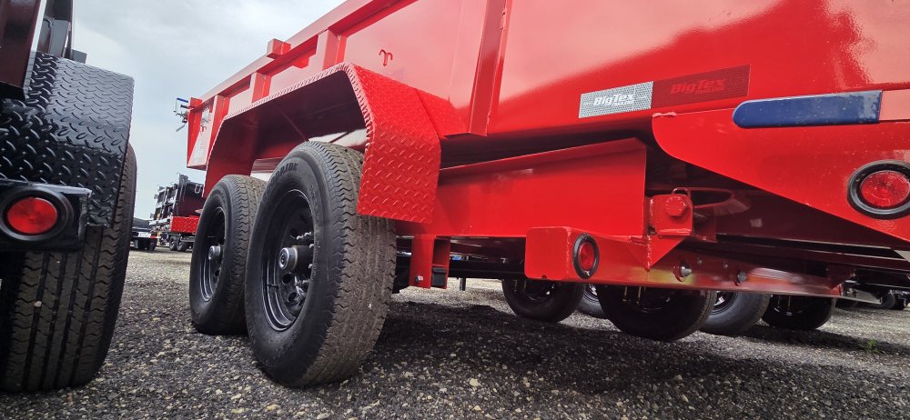 7'x16' Big Tex Trailers Dump 2'