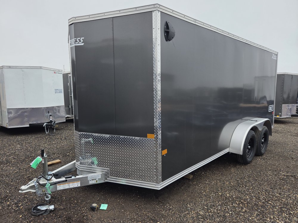 7'x16' Alcom Enclosed Cargo XPRESS 7x16-XLT 76"
