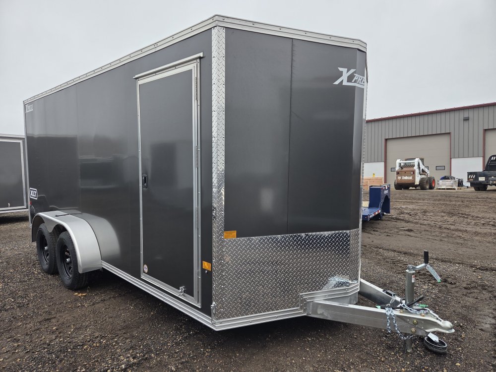 7'x16' Alcom Enclosed Cargo XPRESS 7x16-XLT 76"