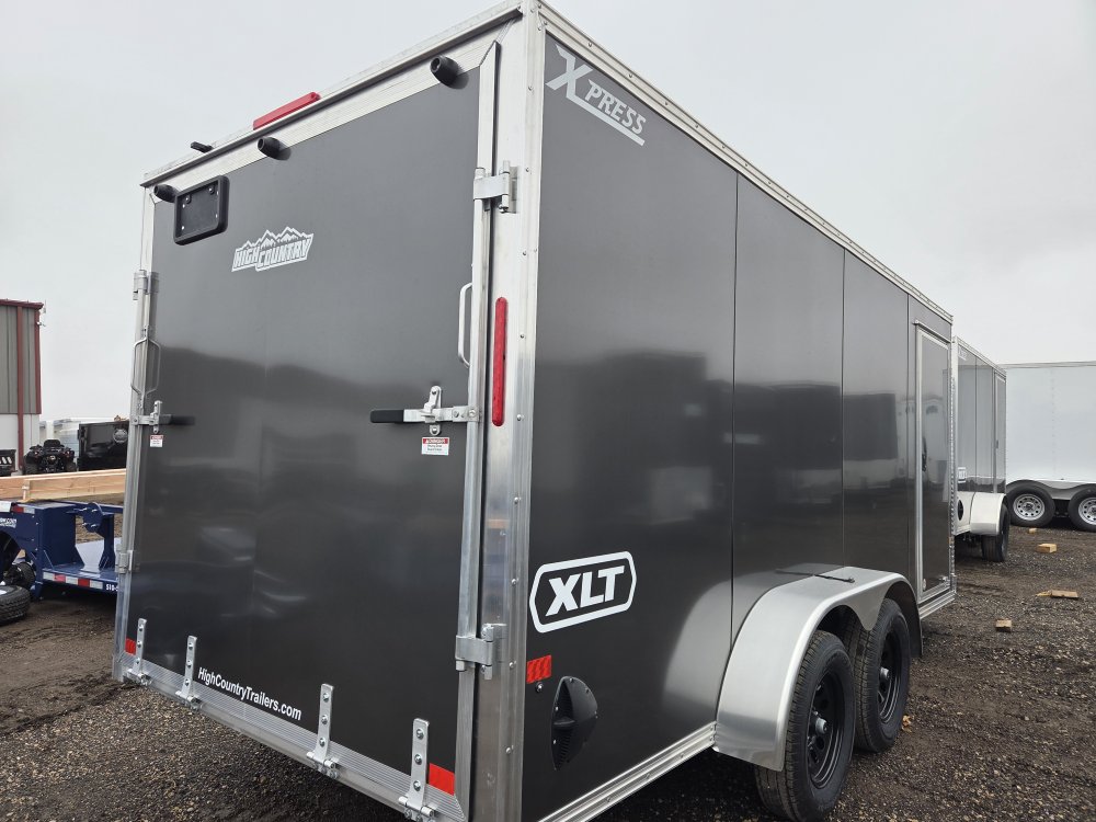 7'x16' Alcom Enclosed Cargo XPRESS 7x16-XLT 76"
