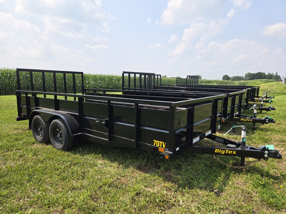7'x16' Big Tex Trailers Utility 70TV-16