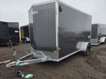 6'x12' Alcom Enclosed Cargo XPRESS6X12SA-XLT-P 76"